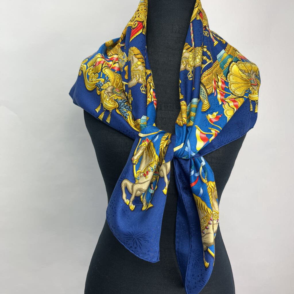 Hermes Luna Park Scarf