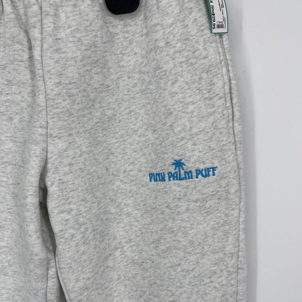 Pink Palm Puff Sweatpants