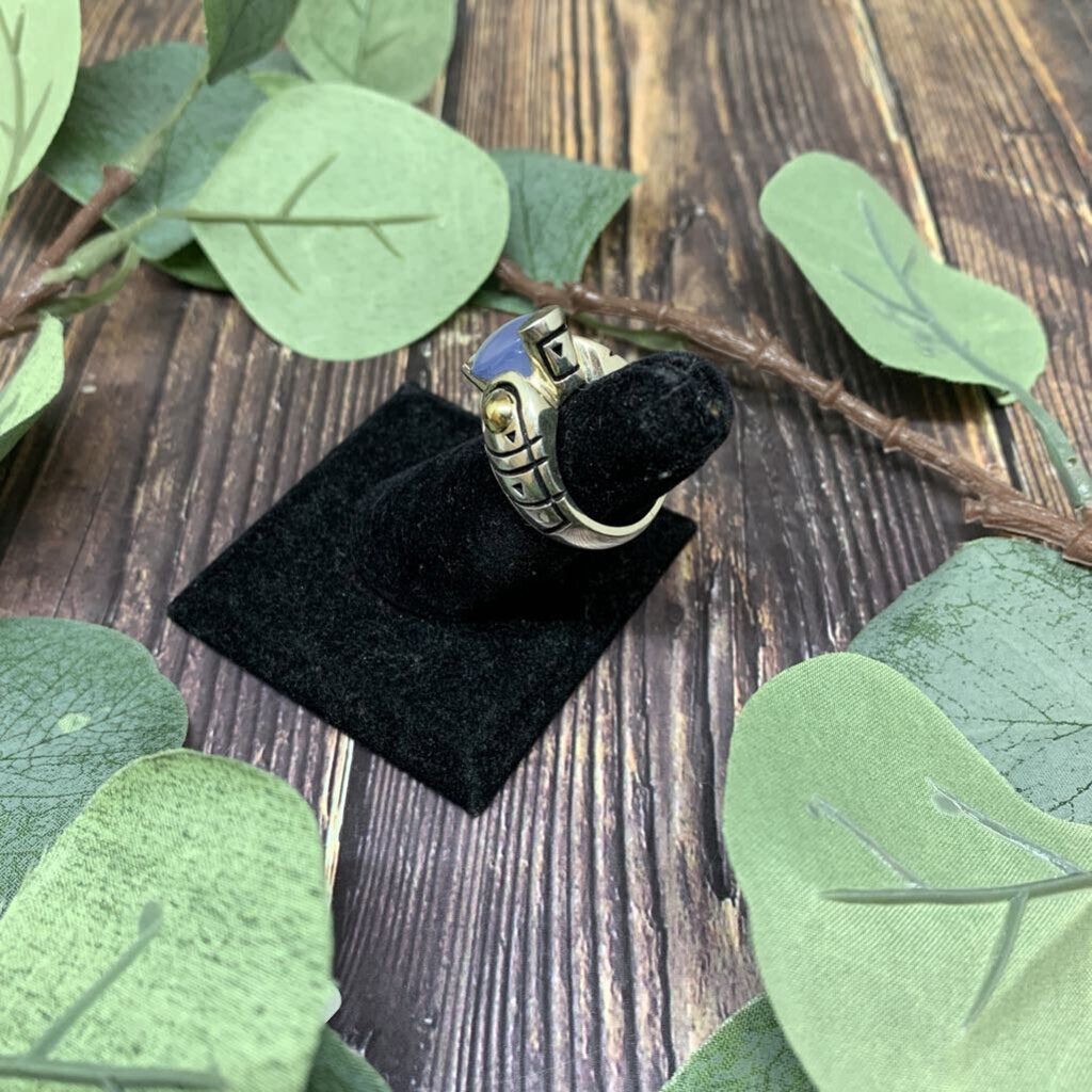 John Atencio Chalcedony Ring