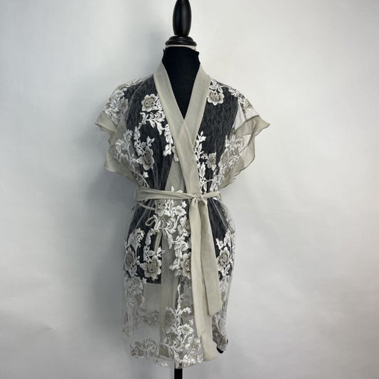 Rya Embroidered Lace Kimono