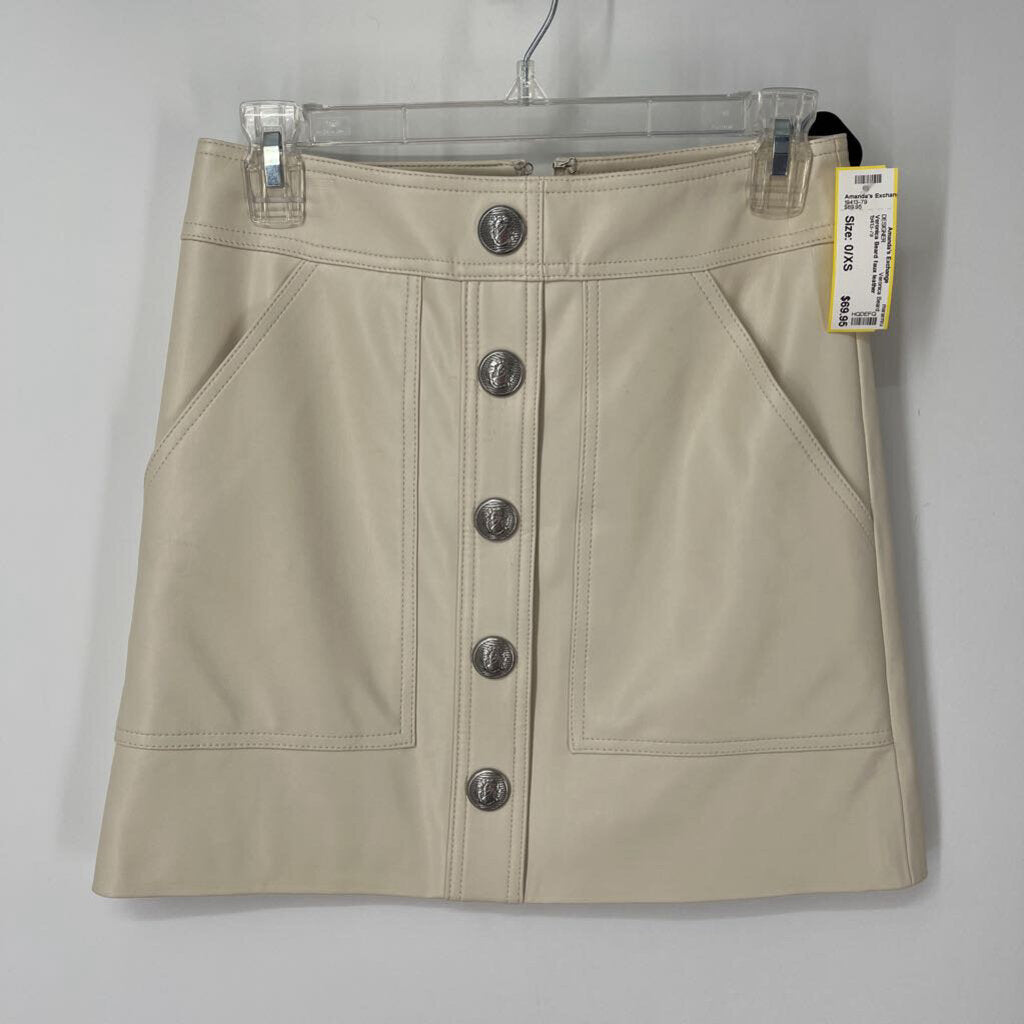 Veronica Beard faux leather Skirt