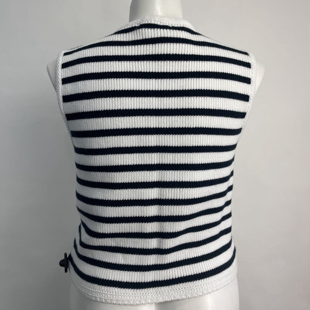 French Connection Striped Sweater Vest
