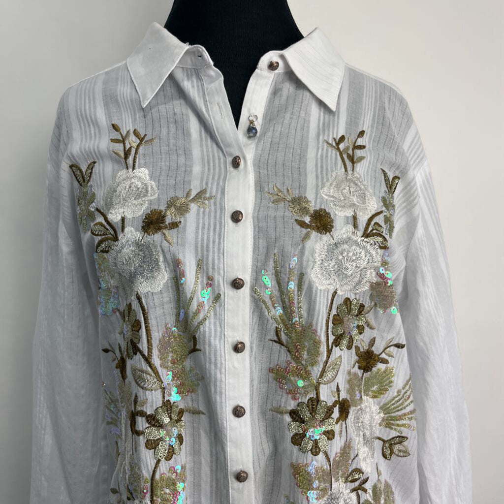Aratta Silent Journey L/s Floral Shirt
