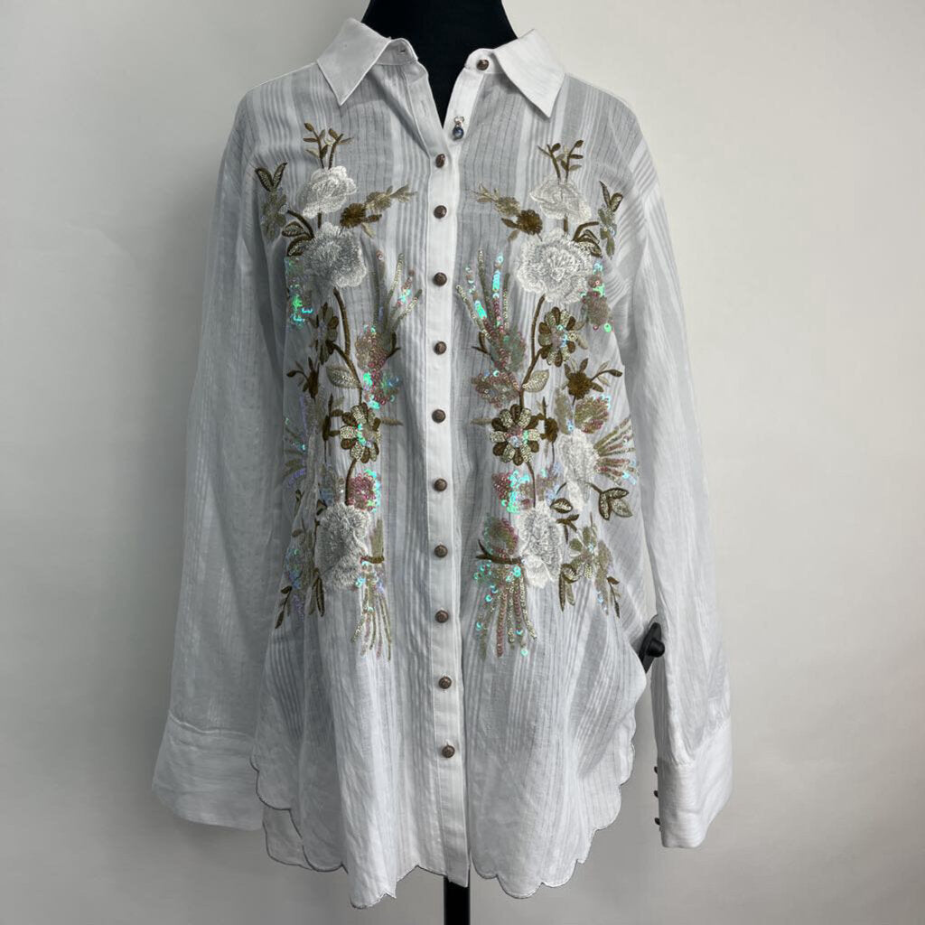 Aratta Silent Journey L/s Floral Shirt