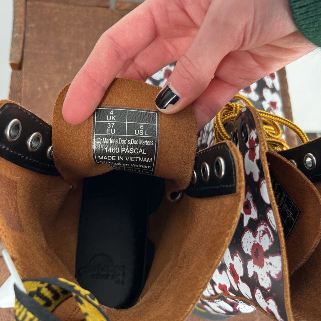 Dr. Martens Floral Boots