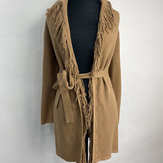 J. Jill L/s Fringed Cardigan