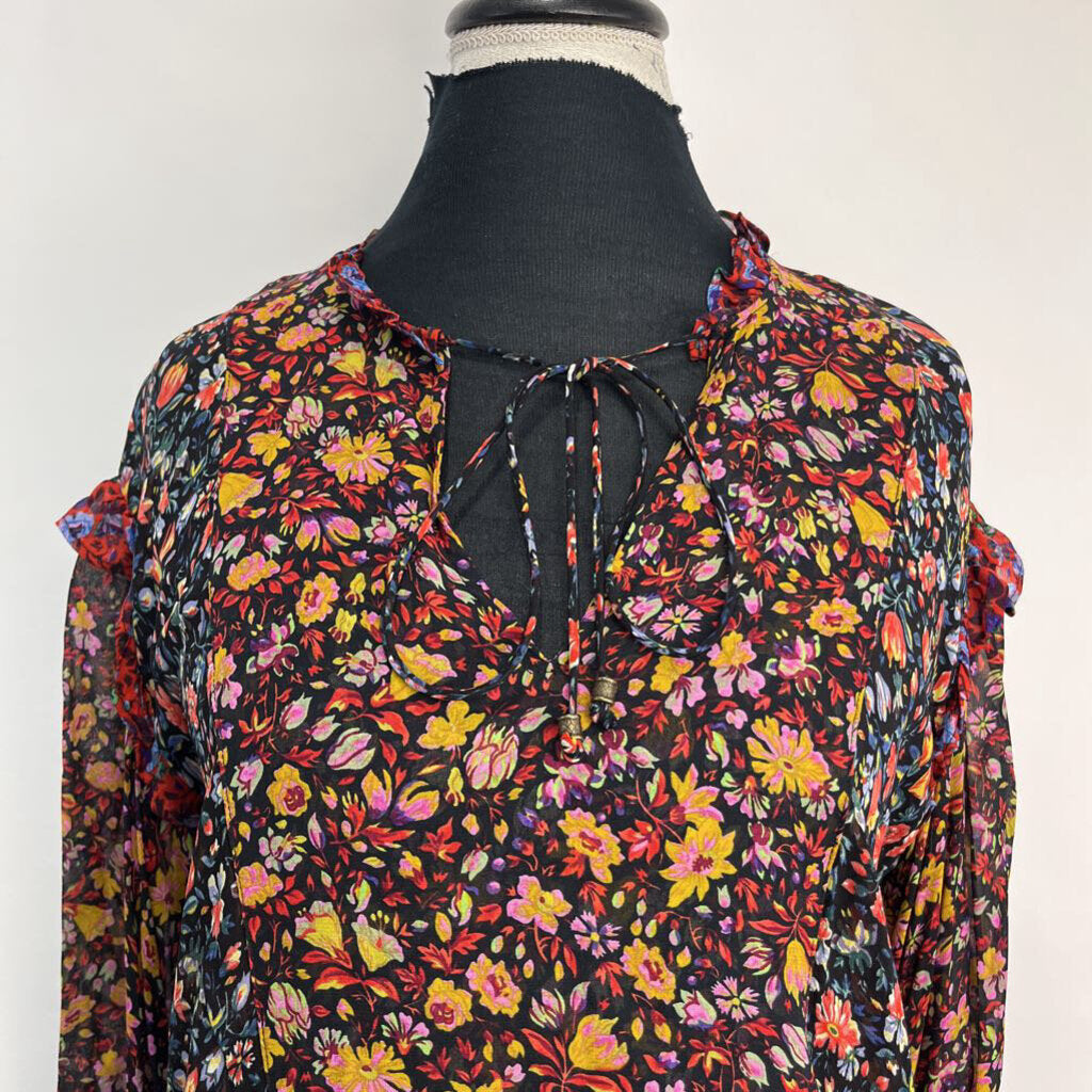 Anthropologie L/s Floral Dress