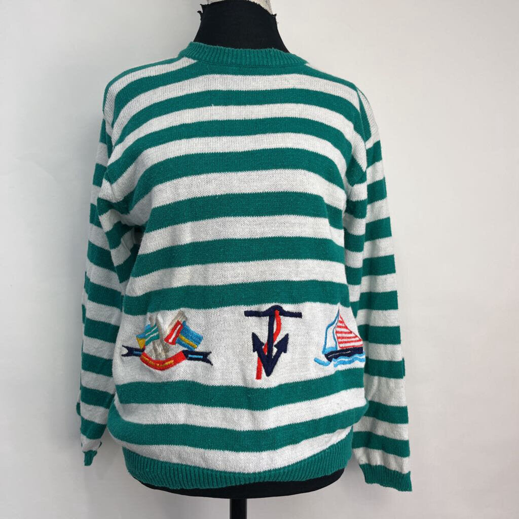 Intentions L/s Stripe Sweater
