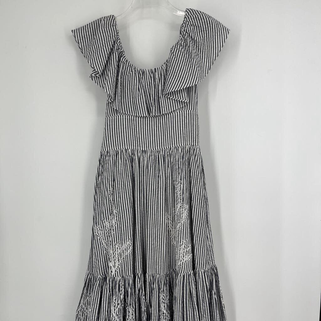 Tory Burch Seersucker Eyelet Dress