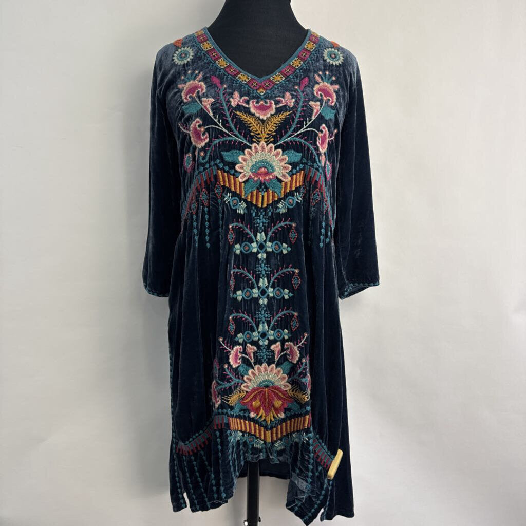 Johnny Was 3/4 Slv Dress