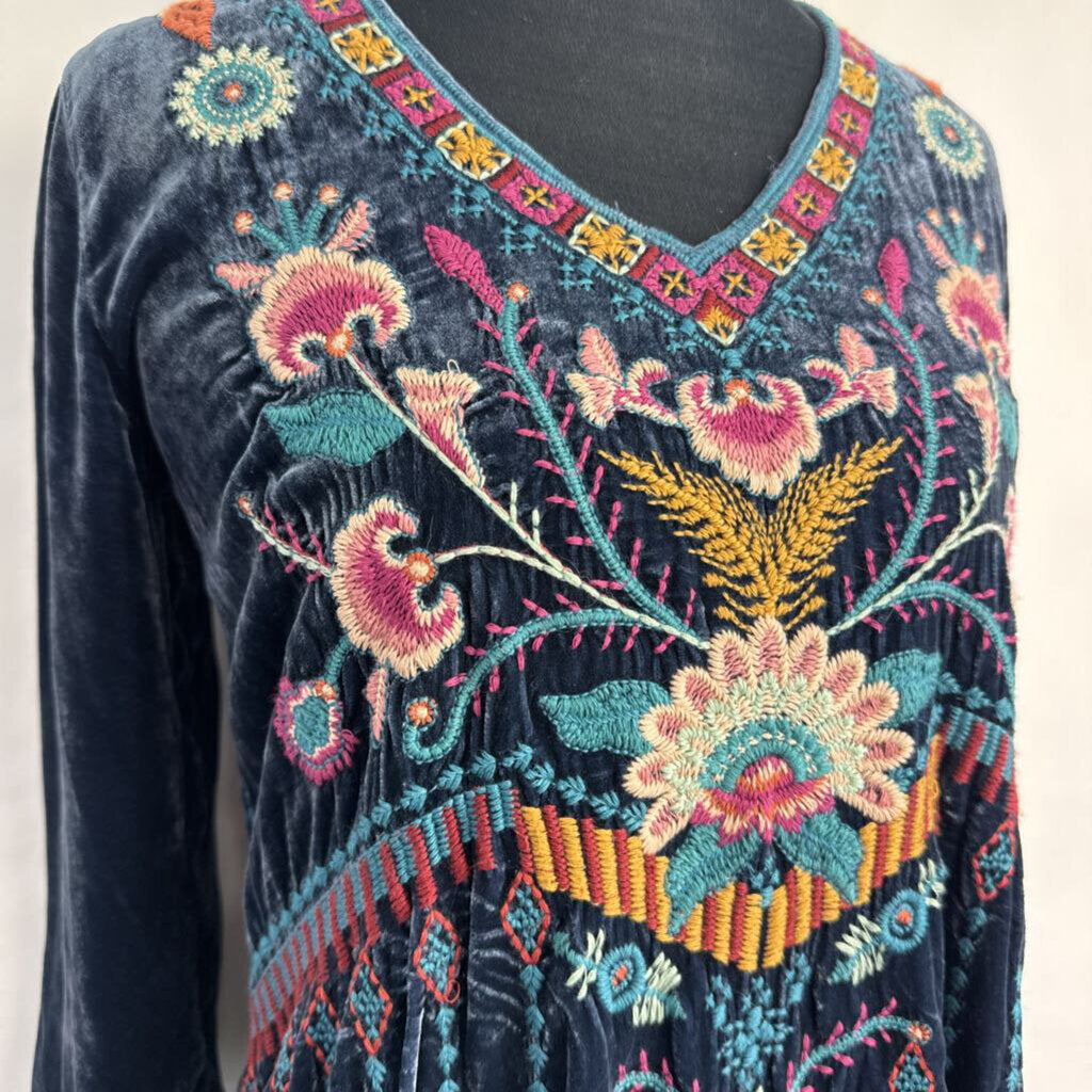 Johnny Was 3/4 Slv Dress