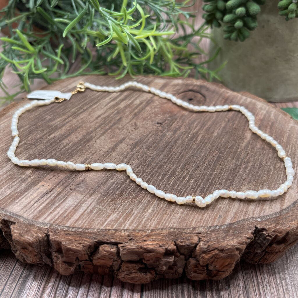 Rice Pearl Necklace