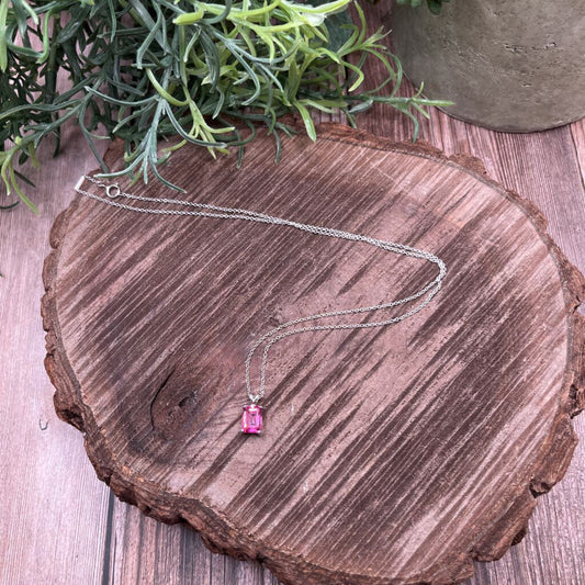 Sterling Gem Necklace