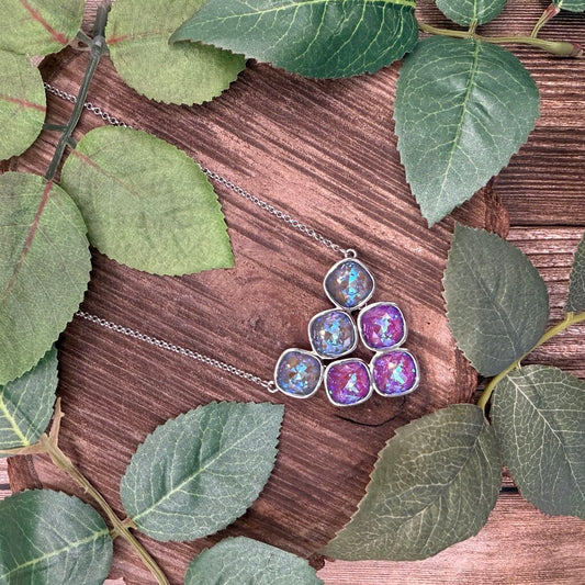Iridescent Pendant Necklace