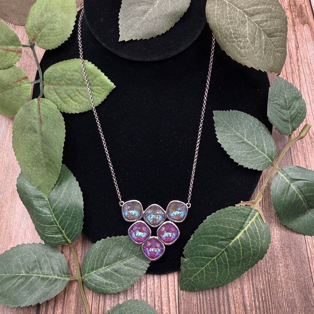Iridescent Pendant Necklace