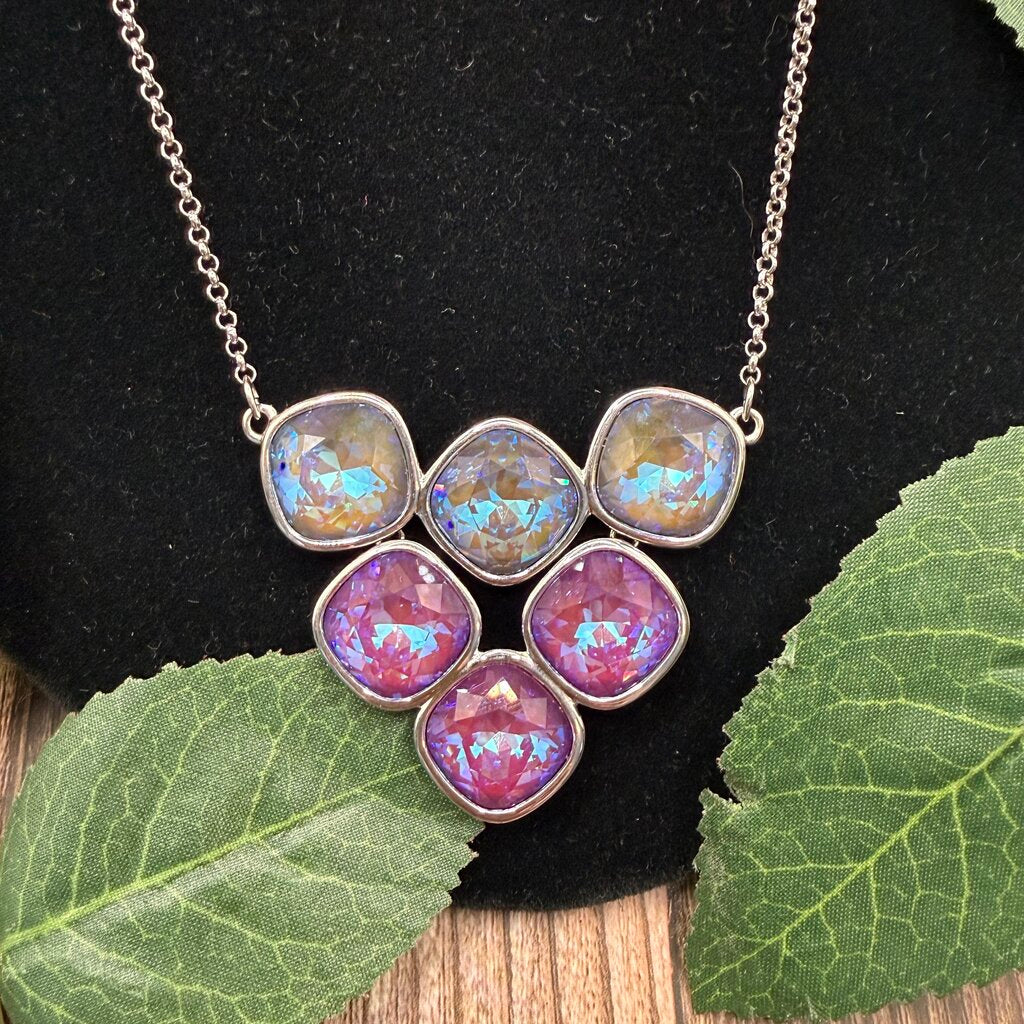Iridescent Pendant Necklace