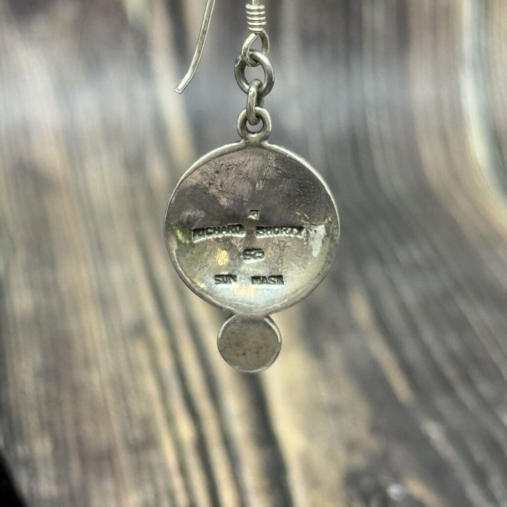 Richard Shorty Sun Mask Earrings