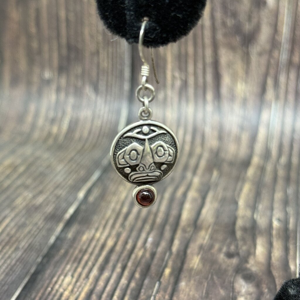 Richard Shorty Sun Mask Earrings