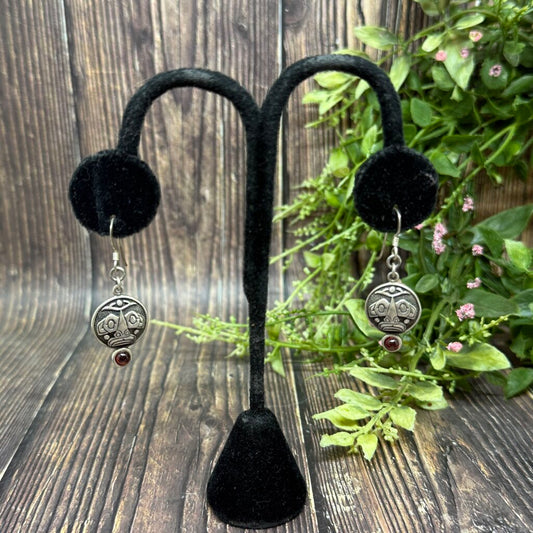 Richard Shorty Sun Mask Earrings