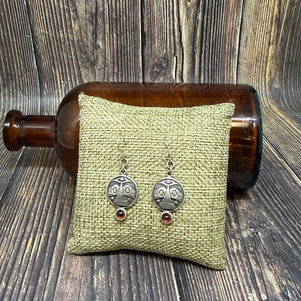 Richard Shorty Sun Mask Earrings