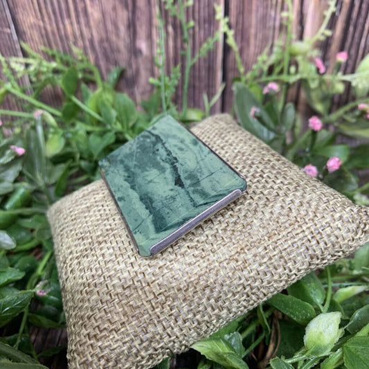 Sterling Stone Brooch