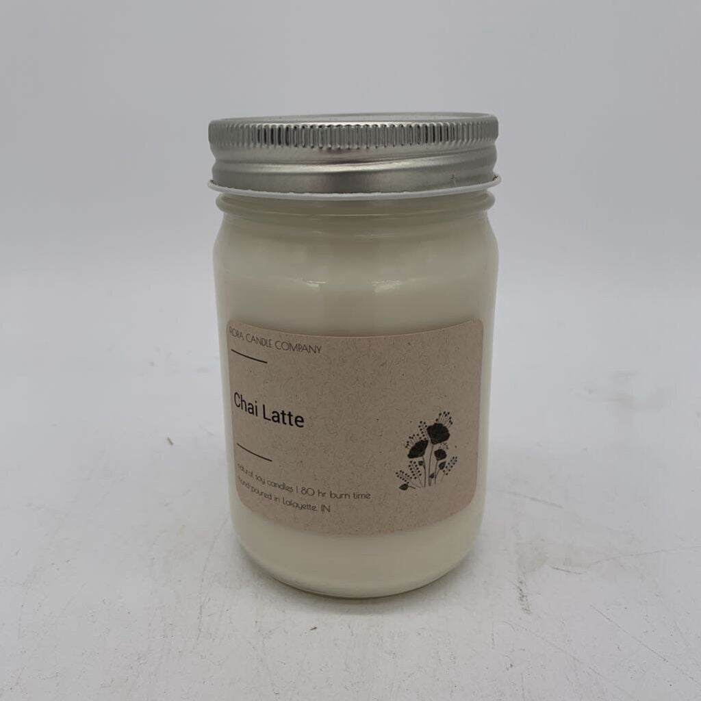 Chai Latte 12oz Mason Jar Candle