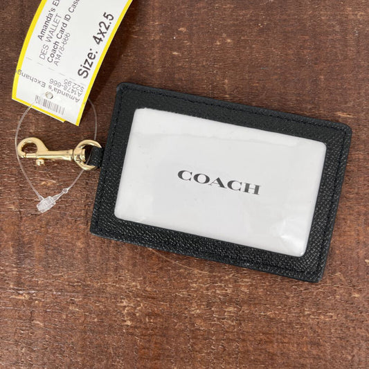 Coach Card ID Case