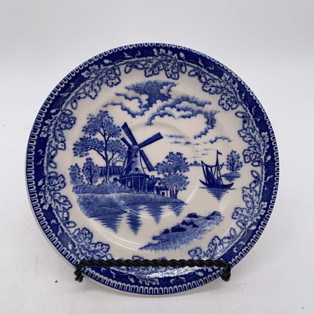 Underglaze Windmill Cup & Saucer