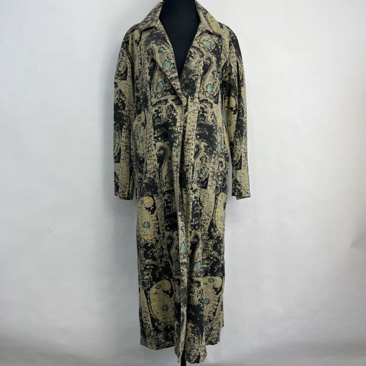 FP Floral-Paisley Duster Trench Coat