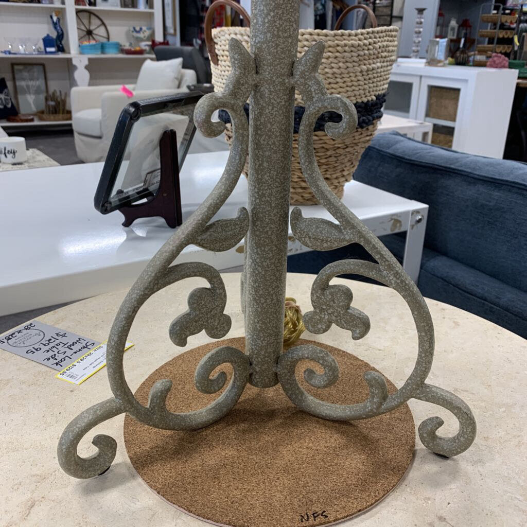 Ornate Metal Base Lamp