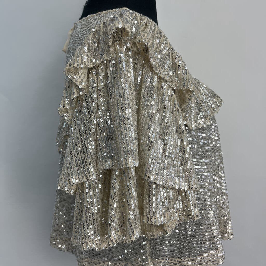 Free People Sequened Shirt