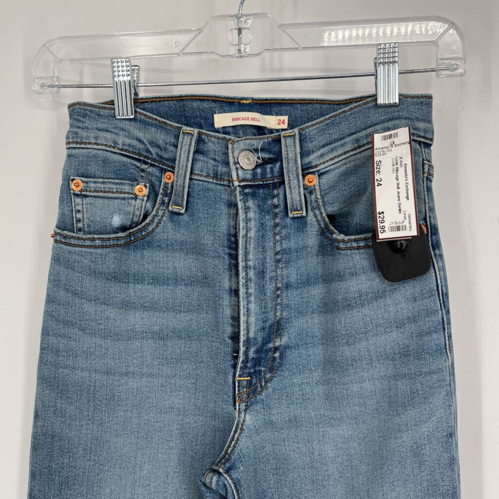 Levis Ribcage Bell Jeans