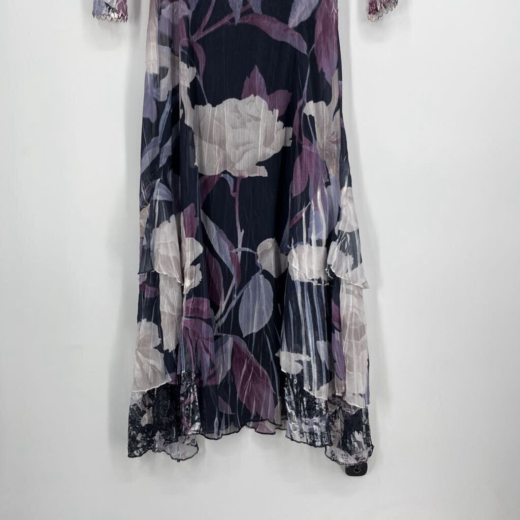 Komarov 3/4 Slv 2pc Maxi Dress