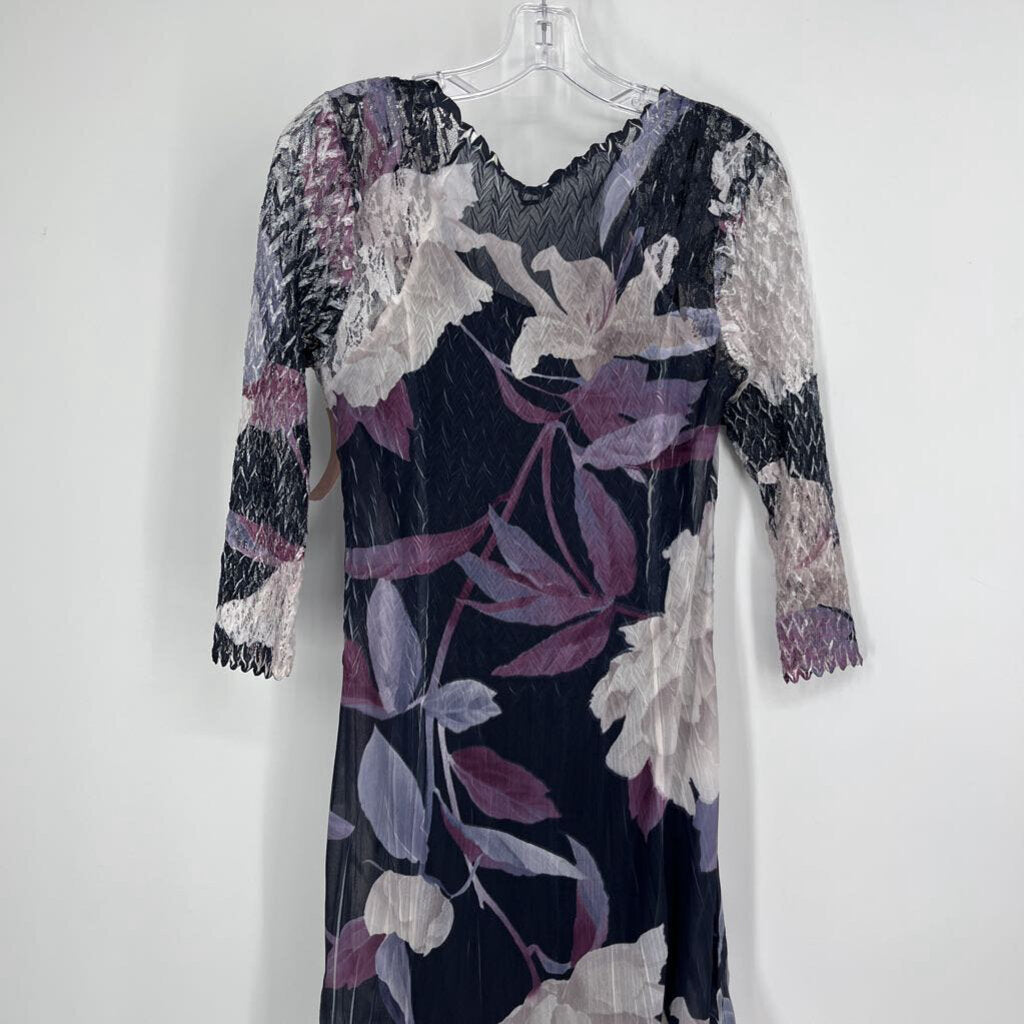 Komarov 3/4 Slv 2pc Maxi Dress