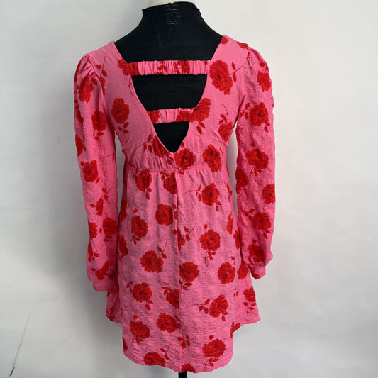 Crystal Doll L/s Floral Dress