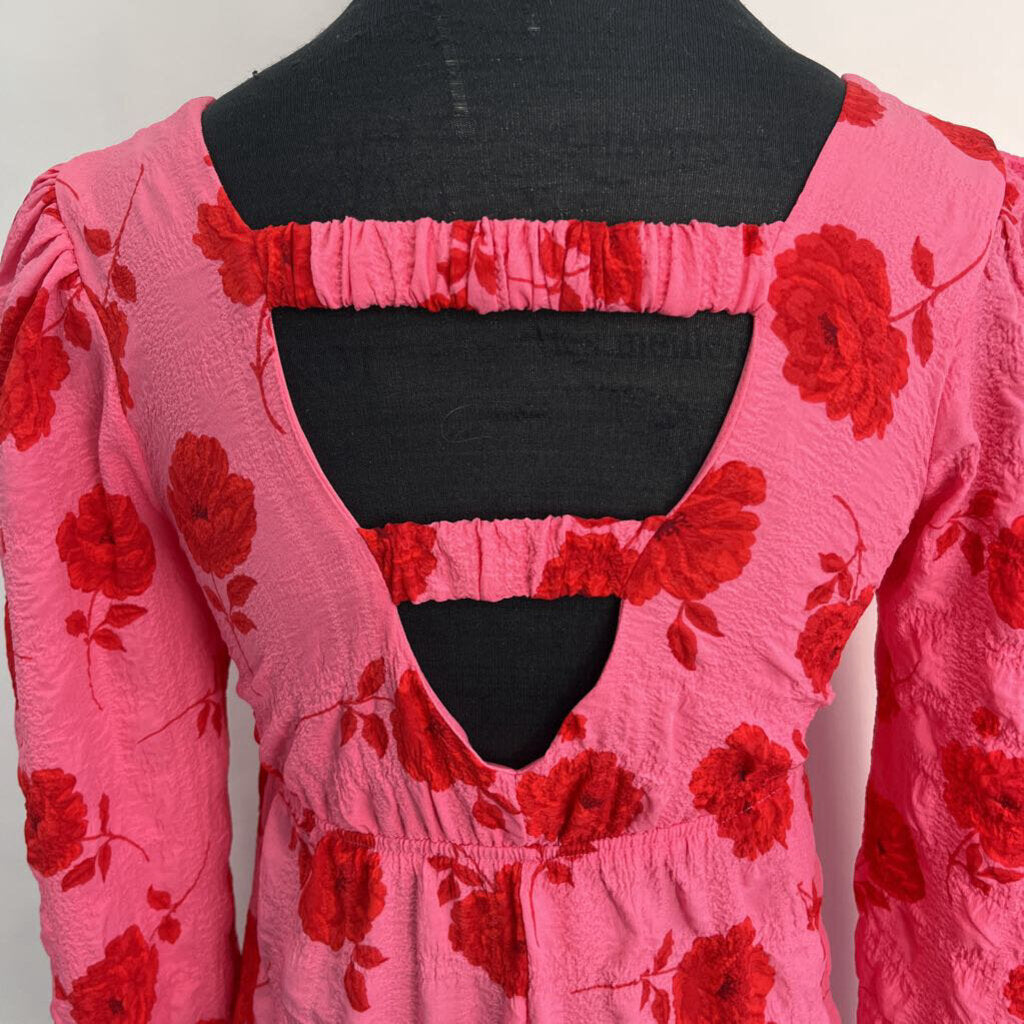 Crystal Doll L/s Floral Dress