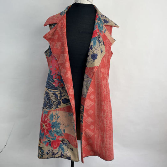 Feratelli Long Faux Suede Vest