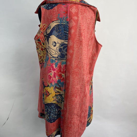 Feratelli Long Faux Suede Vest