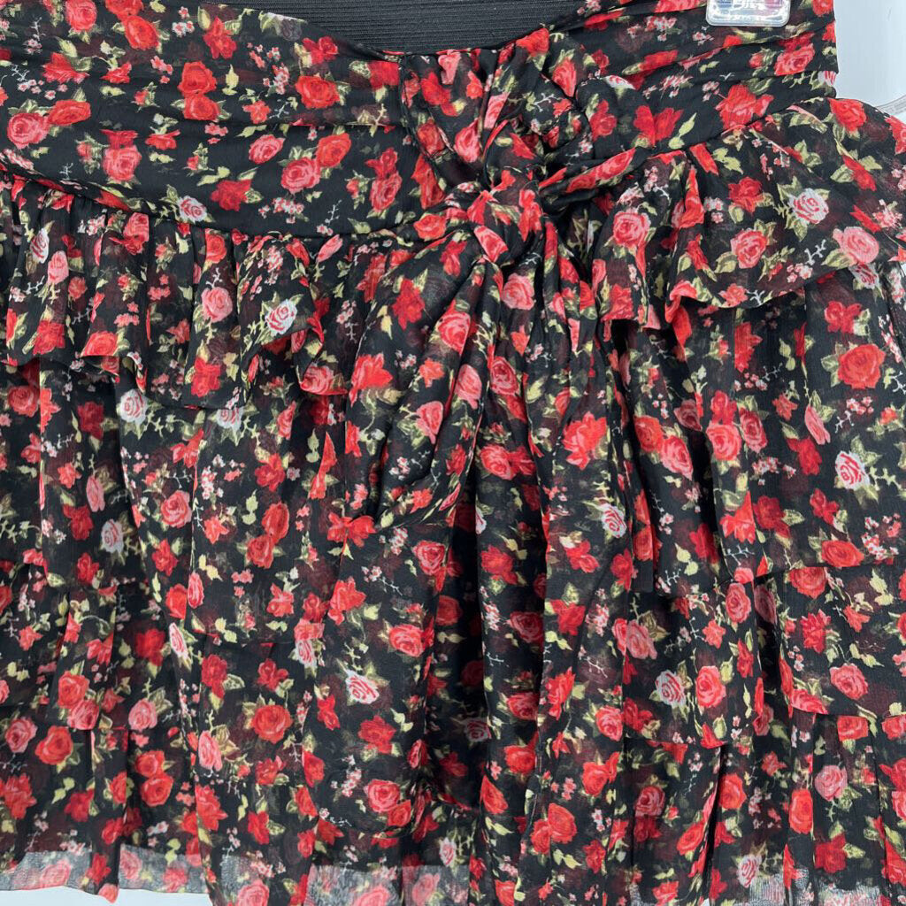 Angie Floral Mini Skirt