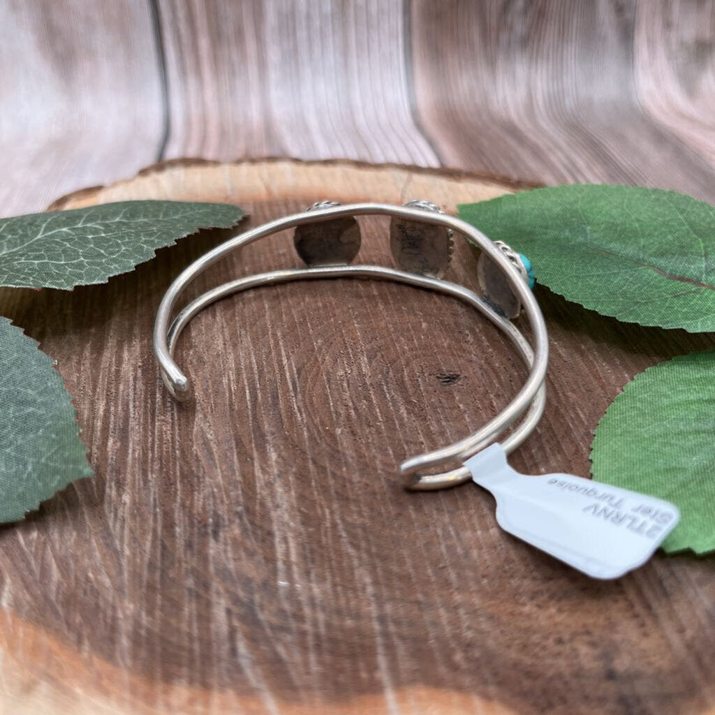 Sterling Turquoise Cuff