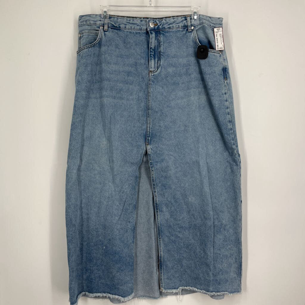 Pilcro denim maxi Skirt