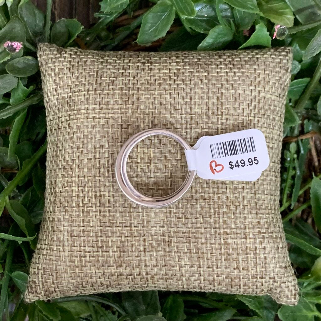 Pandora Crossover Pavé Triple Band Ring