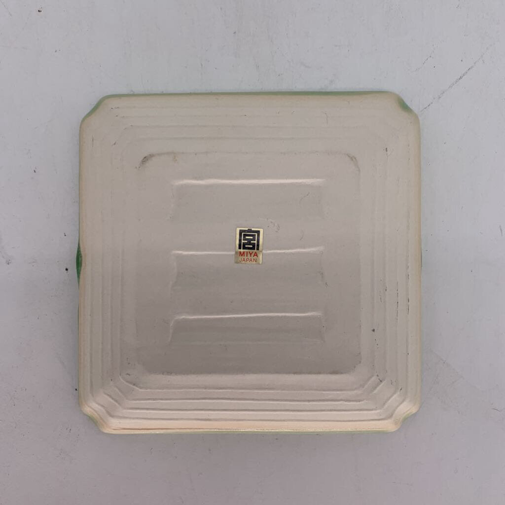 Ceramic Cattails Trinket Dish