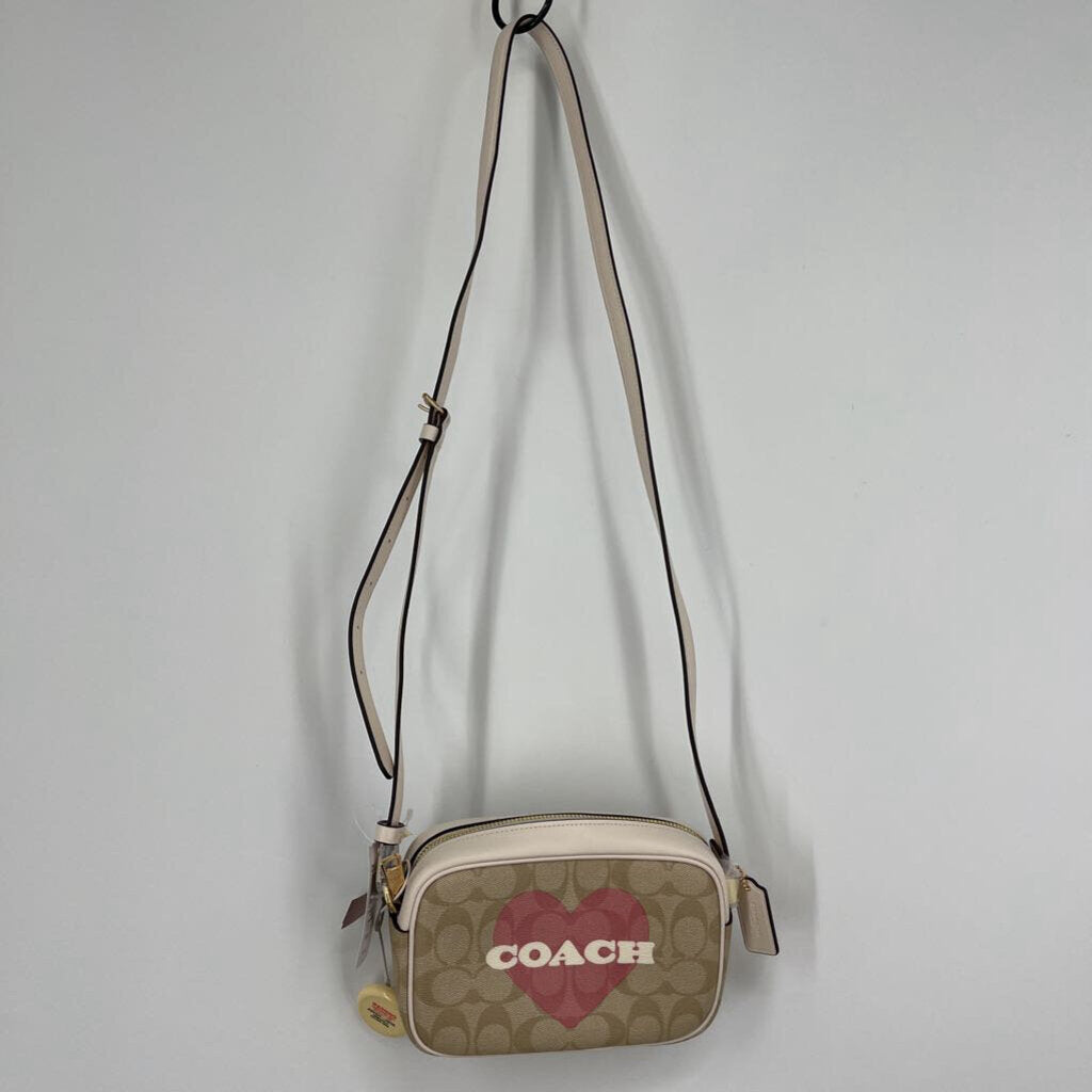 Coach Signature Heart Crossbody