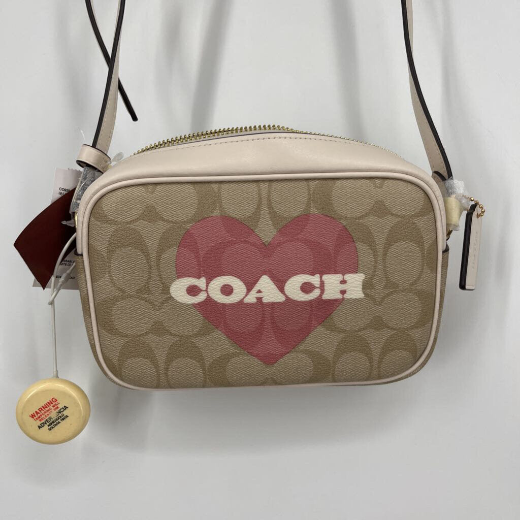 Coach Signature Heart Crossbody