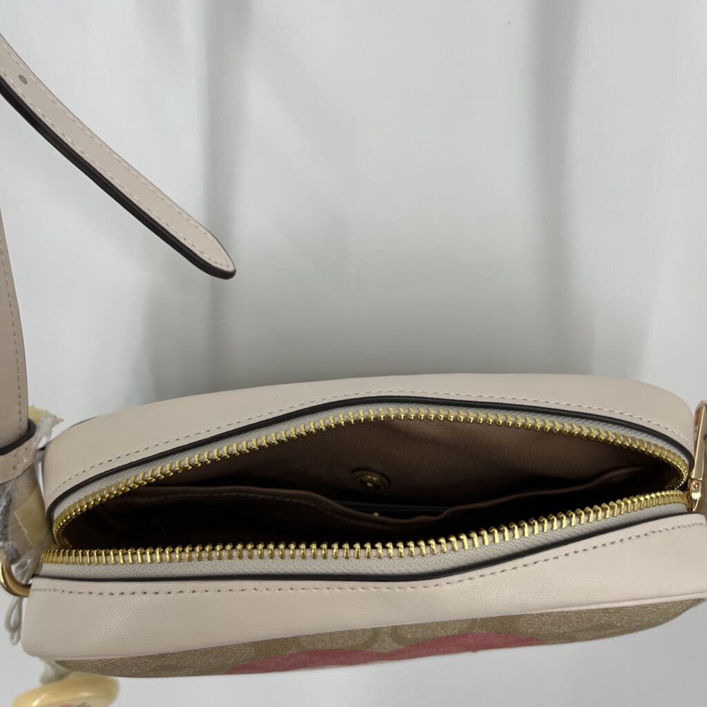 Coach Signature Heart Crossbody