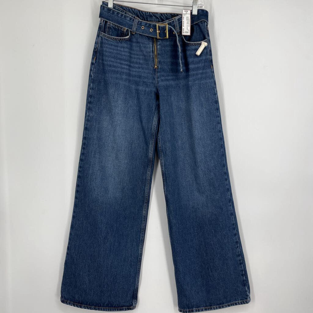 Zara Belted Baggy Jeans
