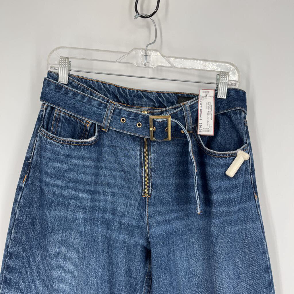 Zara Belted Baggy Jeans
