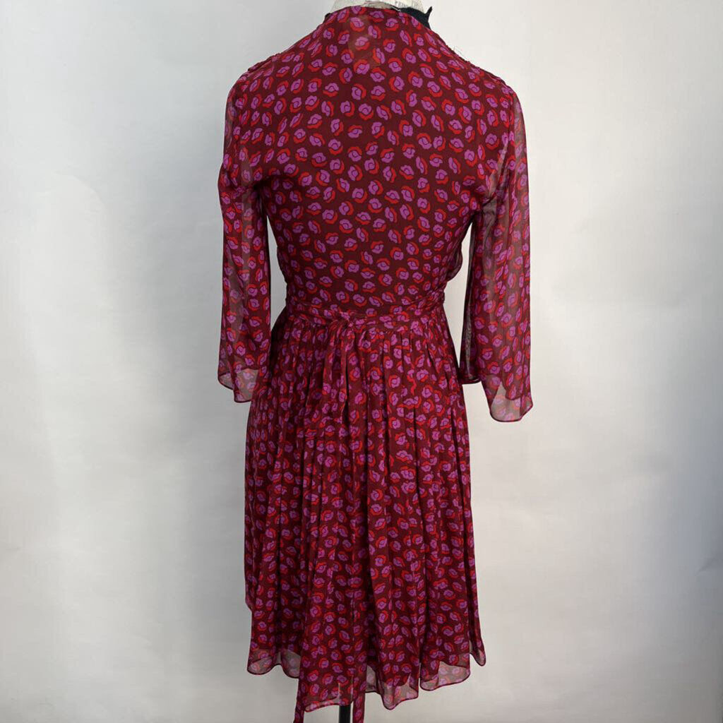 DVF Silk Floral Wrap Dress