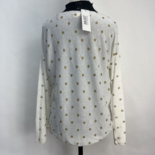 L/s Metallic Dot Shirt